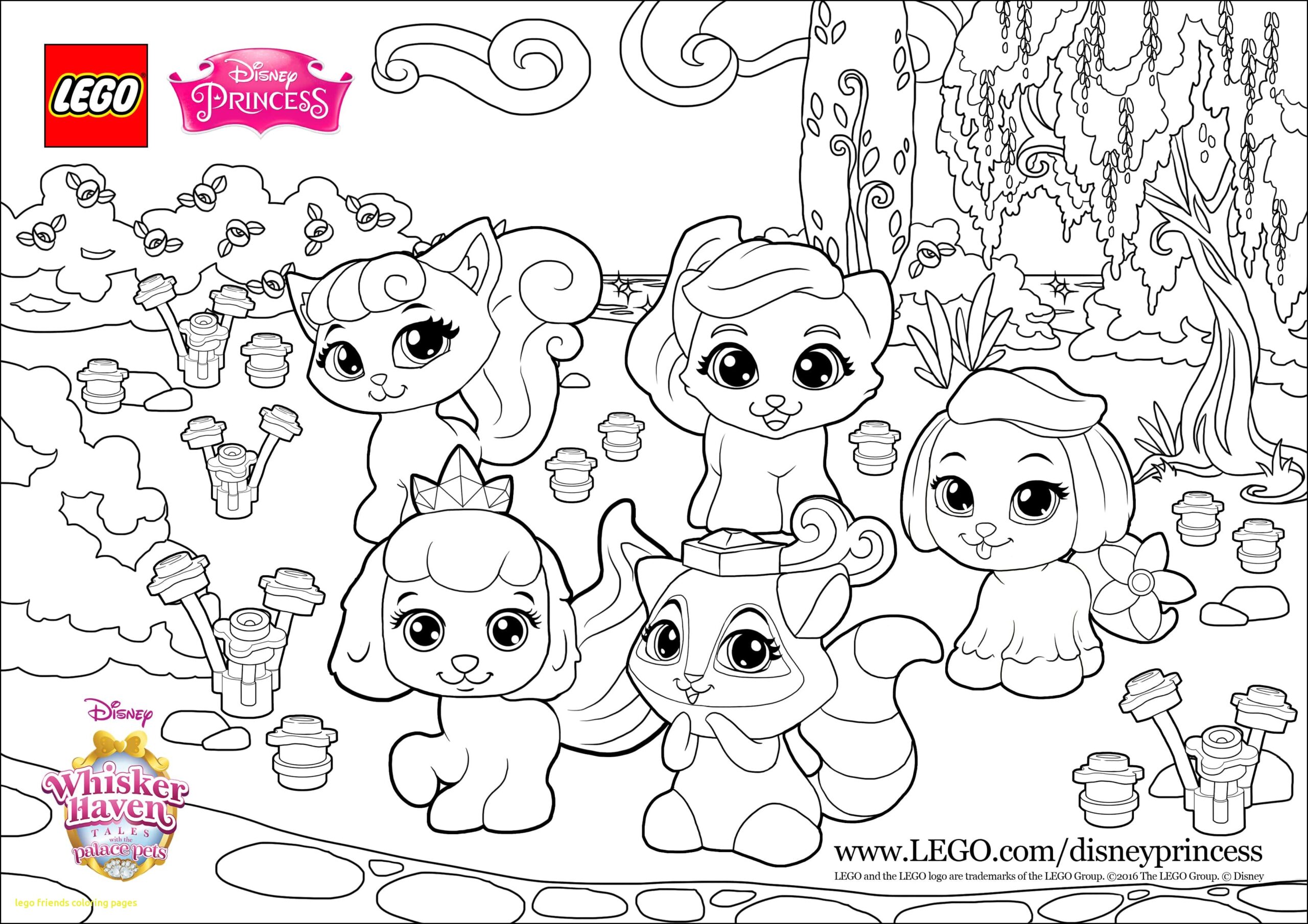 lego friends coloring pages