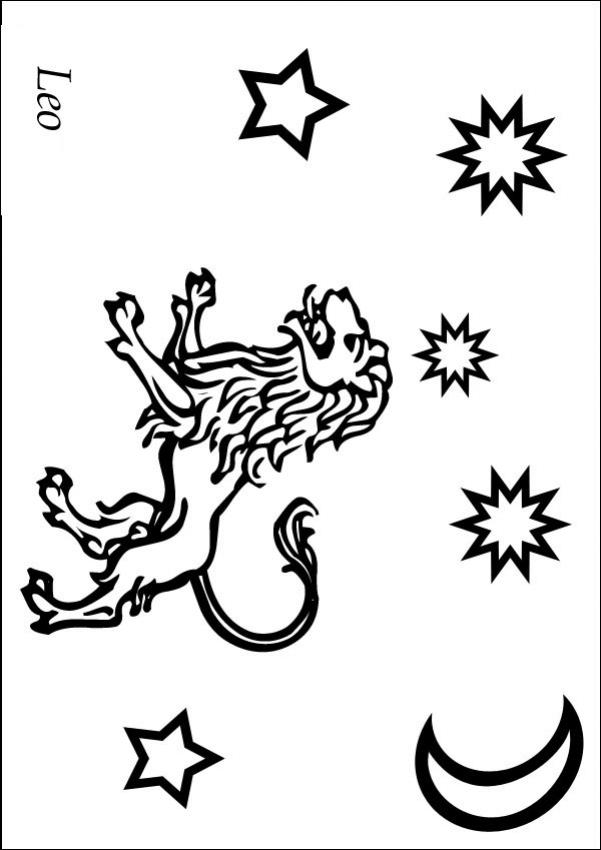 leo coloring page