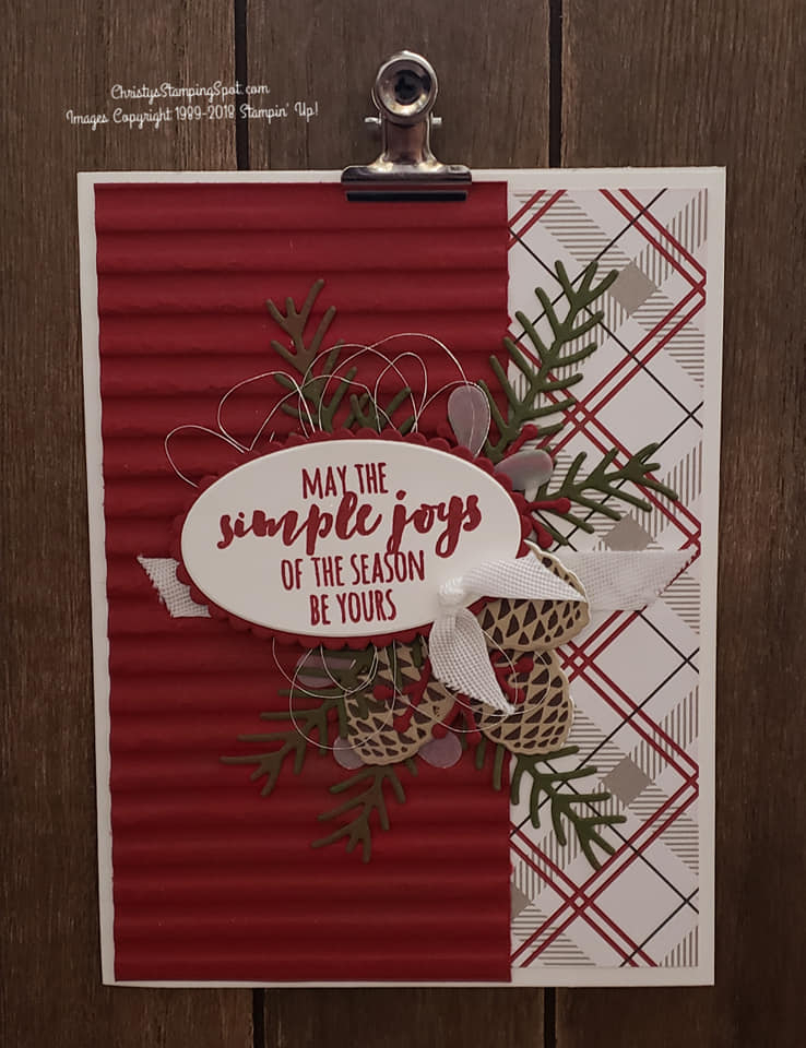 Love Layering With The Christmas Pines Stamp Set And Pretty Pines