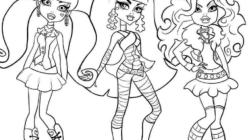 Monster High Coloring Pages Coloring Pages For Kids And Adults
