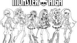 Monster High Coloring Pages Printables Coloring Home