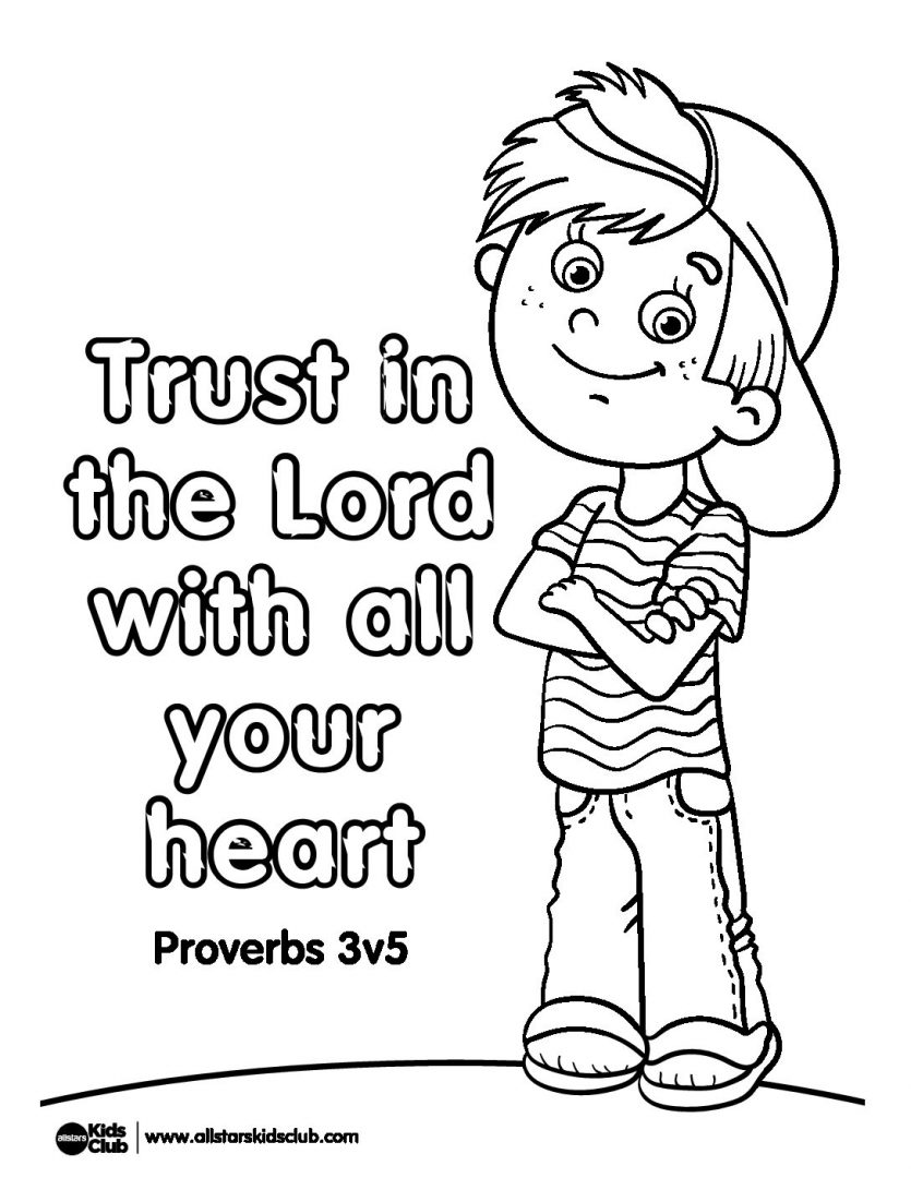 Trust Coloring Pages - Coloring Home