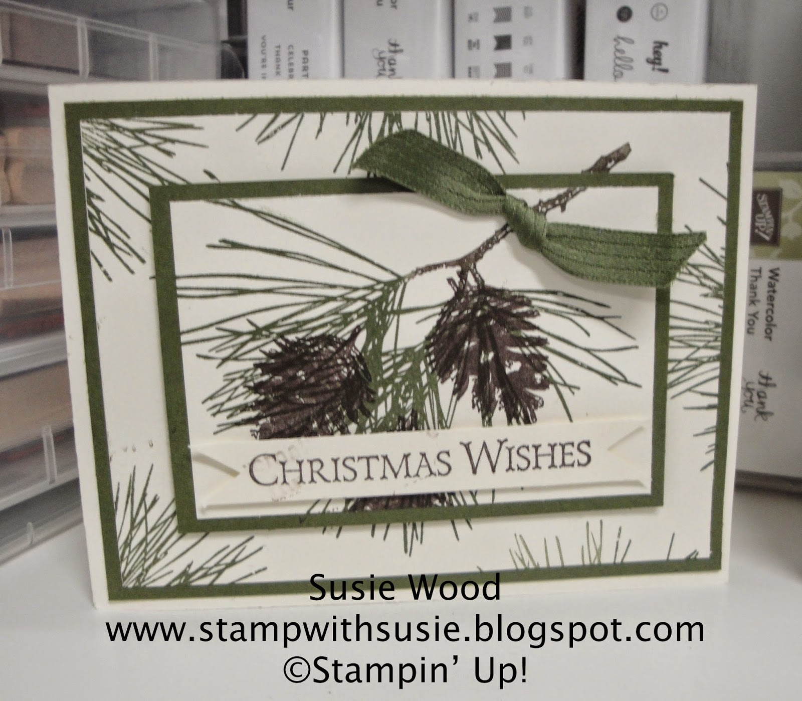 Stamp With Susie: More 'Ornamental Pines'