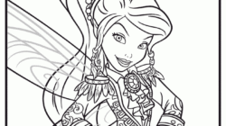 The Pirate Fairy Vidia, A Tinker Fairy Coloring Page