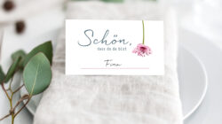 Tischkarten Zum Beschriften Hochzeit Platzkarten Kirschblüte | Etsy