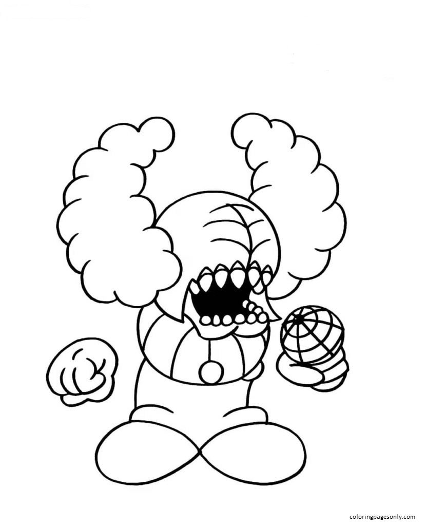 friday night funkin coloring pages tricky