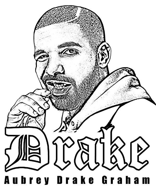 rapper coloring page