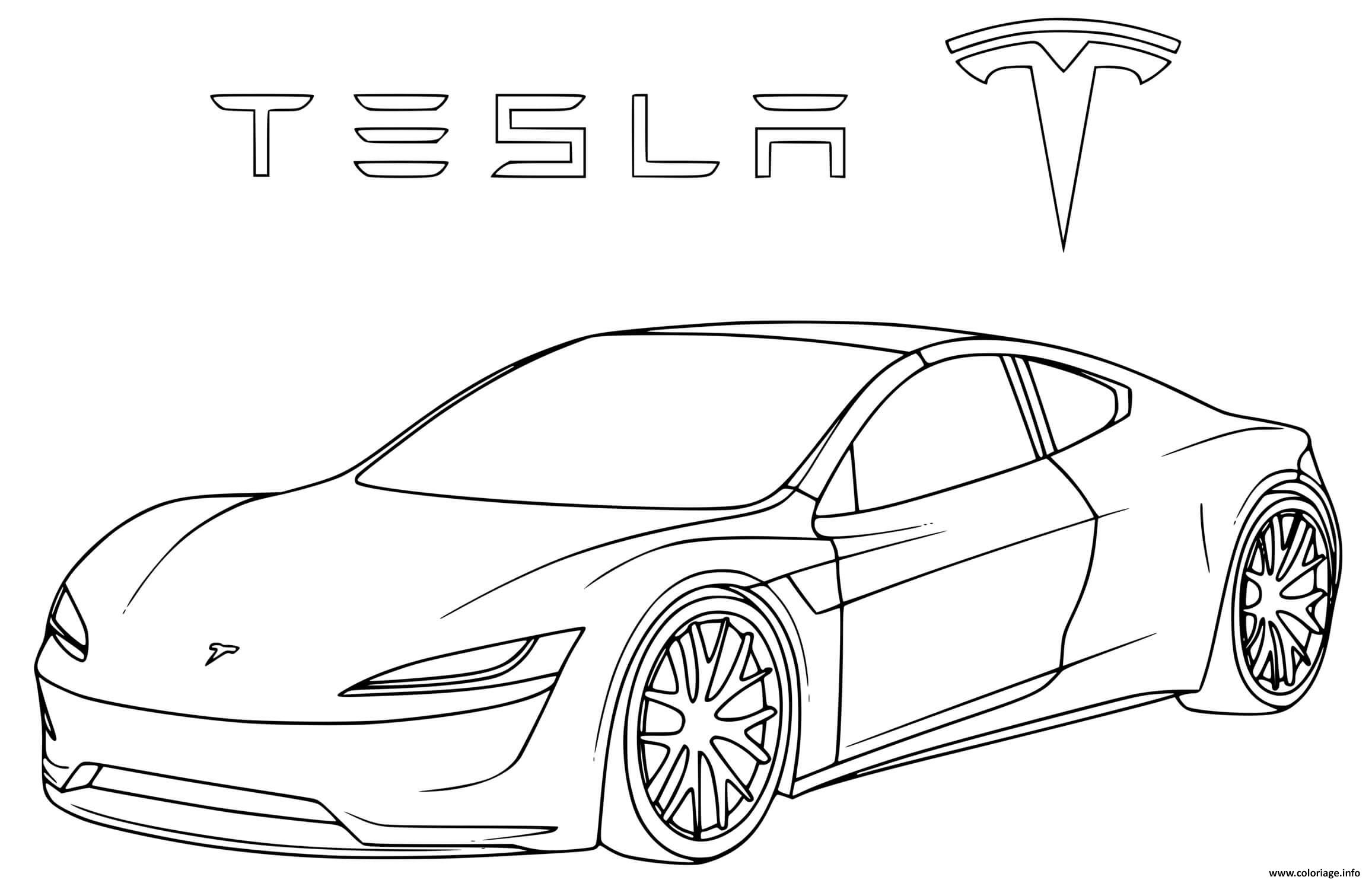 Tesla X Coloring Pages Coloring Pages