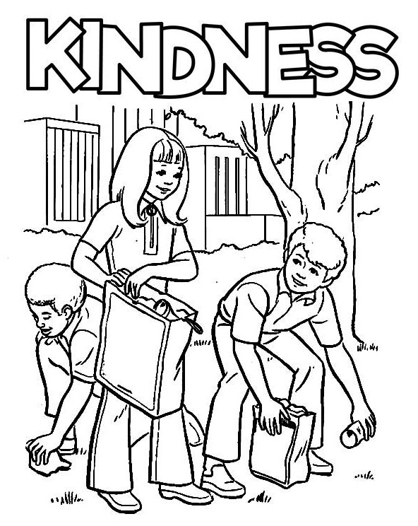 Kindness Coloring Pages - Free Printable Coloring Pages for Kids