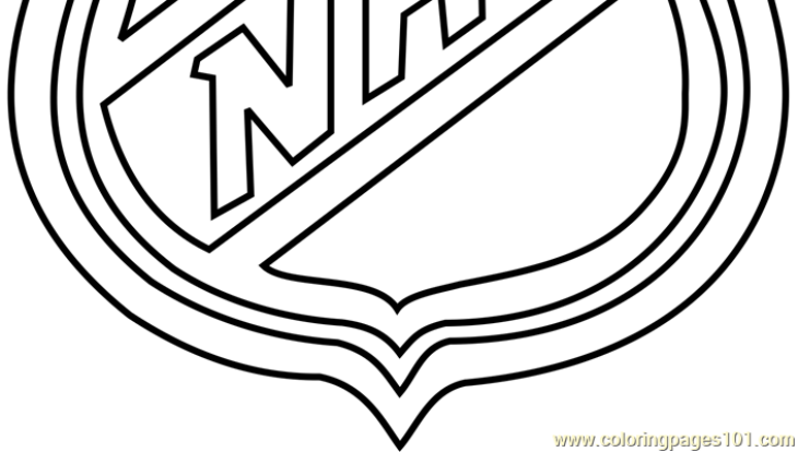 nhl logo coloring pages nhl logo coloring pages