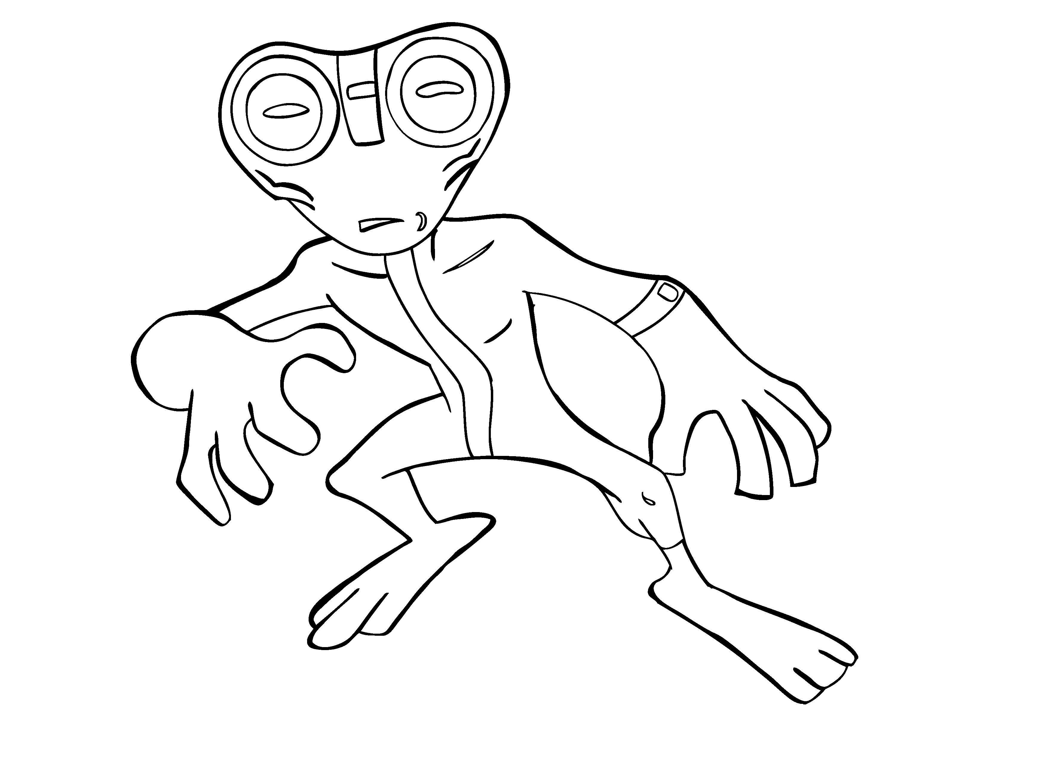 Free Printable Alien Coloring Pages For Kids