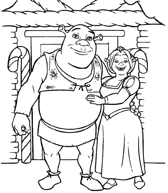 Free Printable Shrek Coloring Pages For Kids