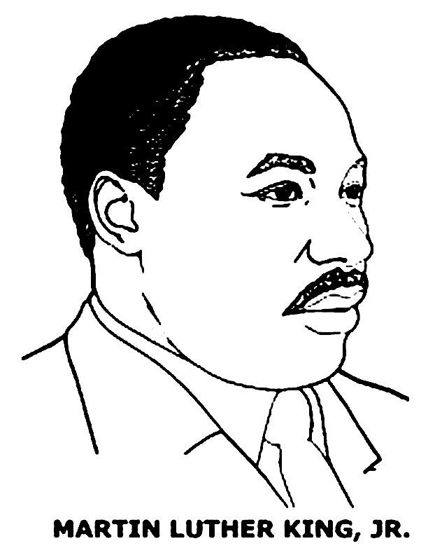 Best Martin Luther King Jr Coloring Pages For Preschoolers