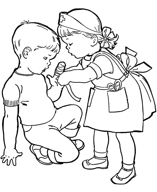 Helping Others Coloring Page - YaretziilBoyle