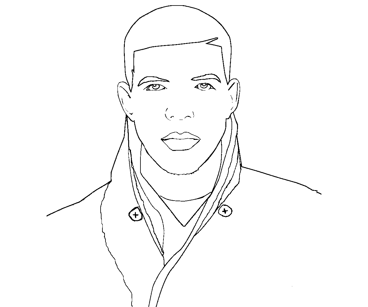 drake coloring page