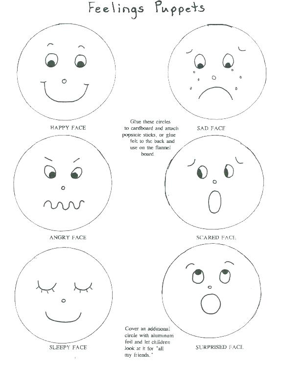 free printable emotion coloring pages