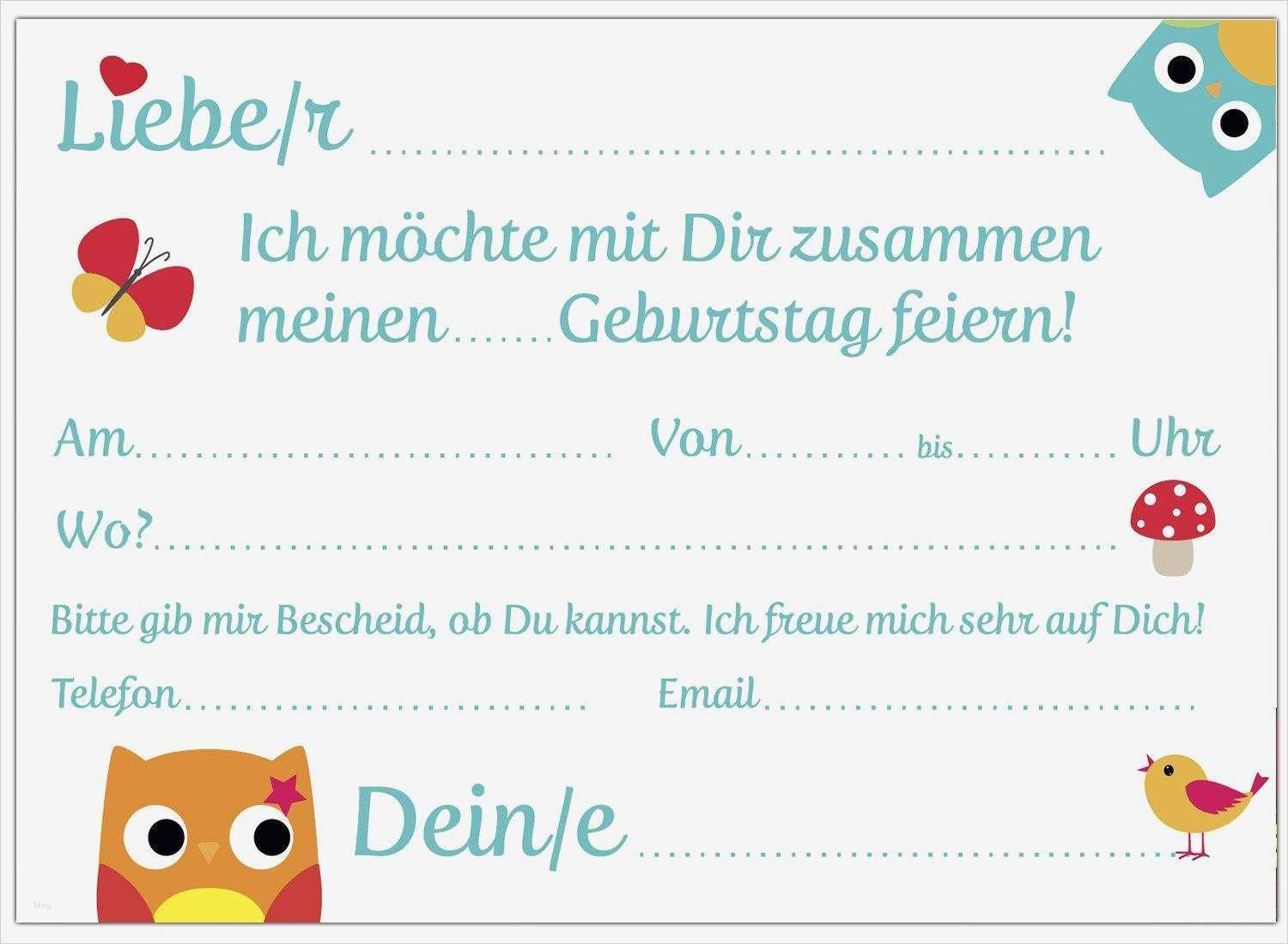 Geburtstagseinladung Pdf Vorlage Kostenlos Inspiration Einladungskarten