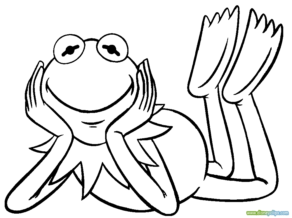 kermit coloring pages