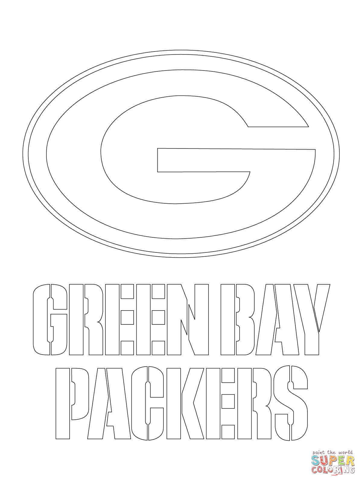 nfl coloring pages logos