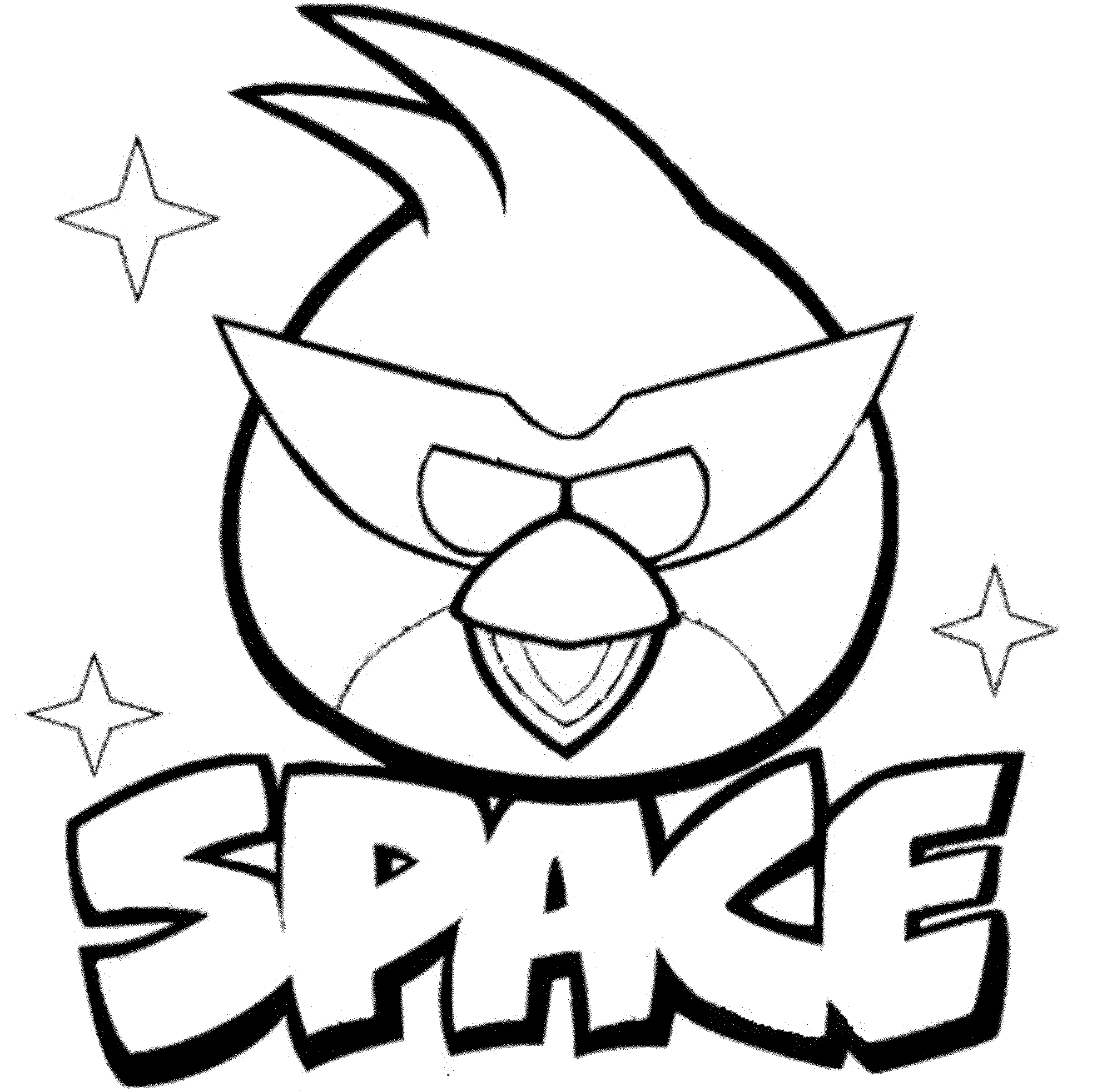 coloring page angry birds