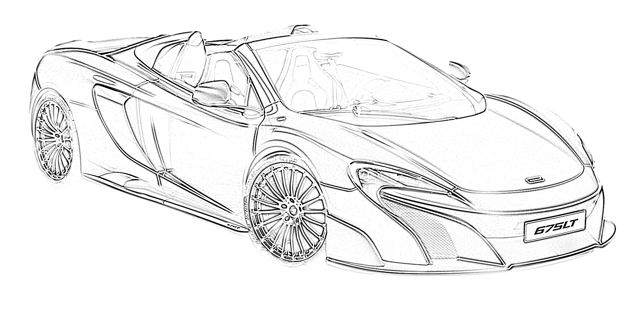 sport car coloring pages