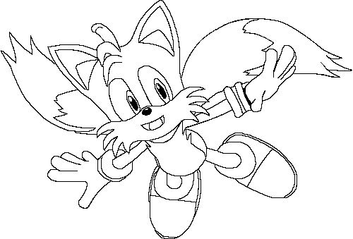 metal tails coloring pages