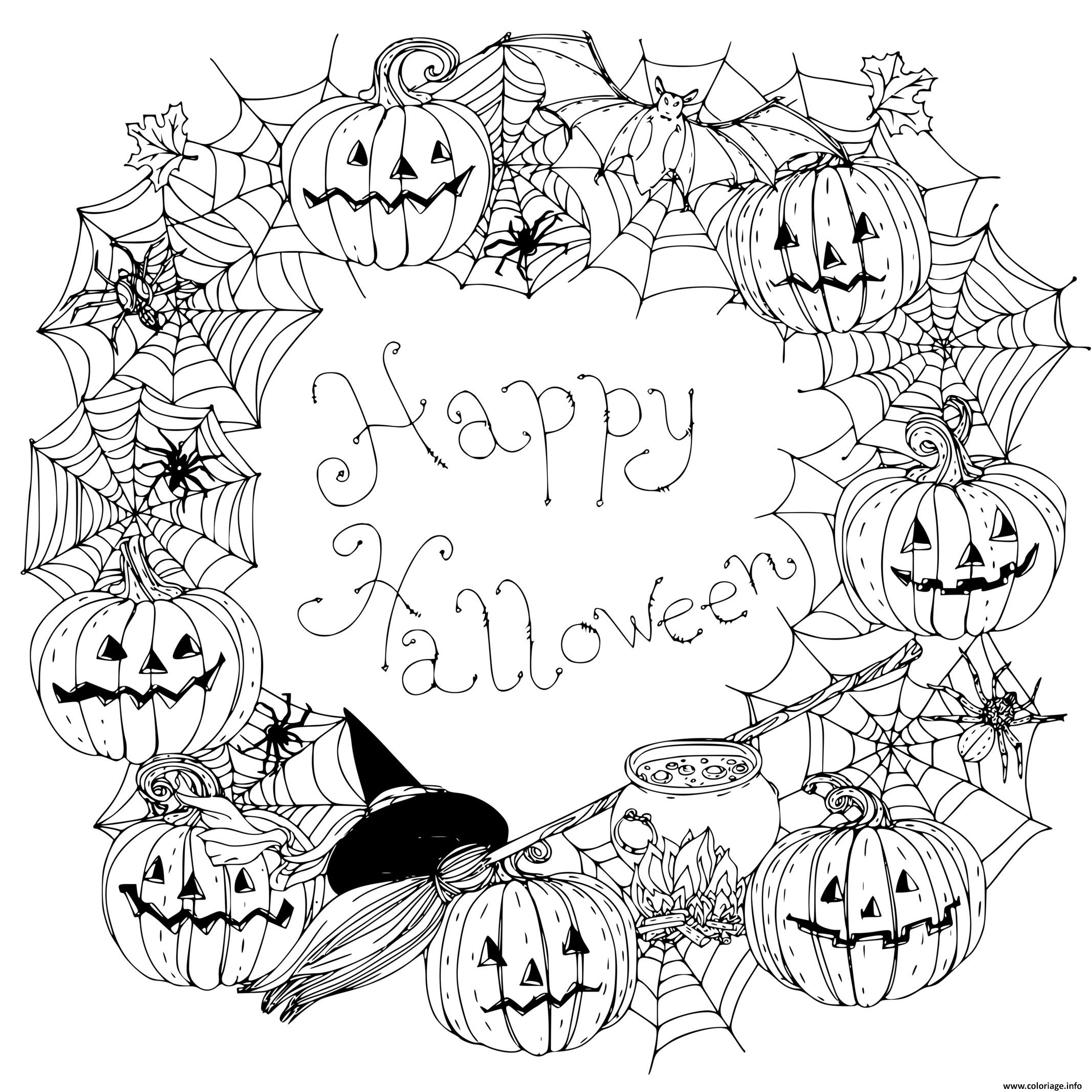 coloriage halloween gratuit a imprimer