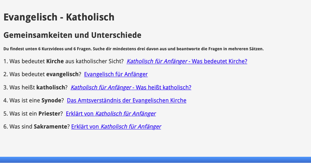 gemeinsamkeiten katholisch evangelisch