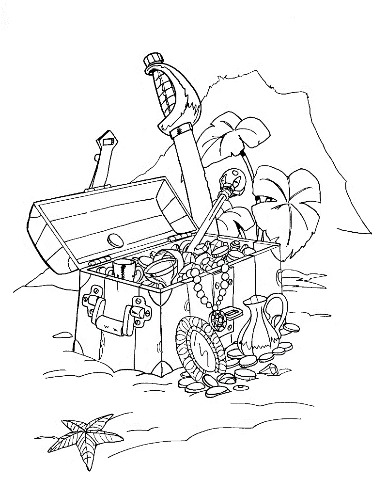 Free Coloring Page Pirates - Coloring Home