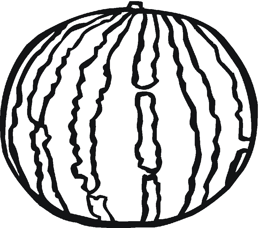 free watermelon coloring pages