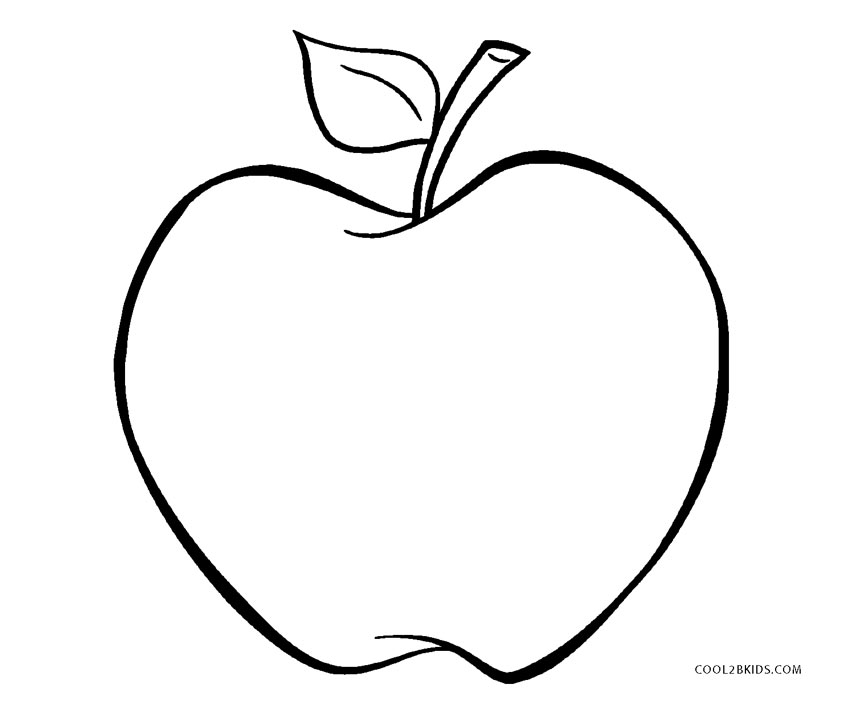 big apple coloring page