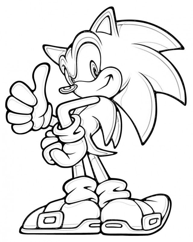 werehog sonic coloring pages