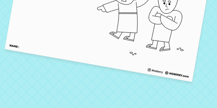 isaac digs wells coloring page