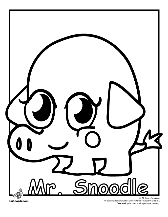 free printable monster coloring pages