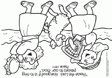 las posadas coloring page