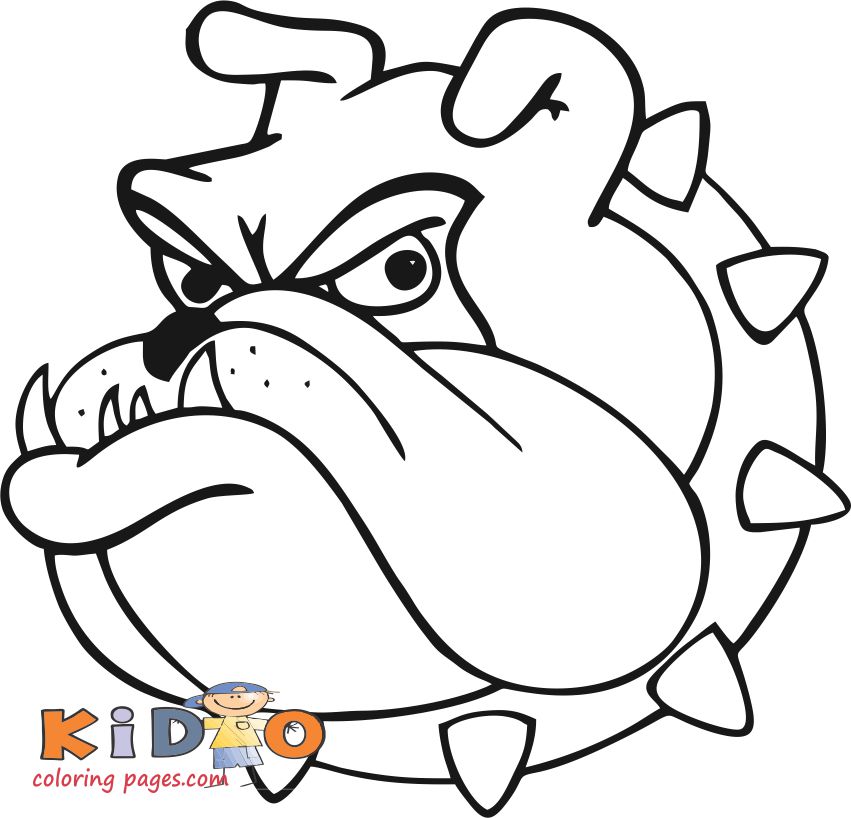 Bulldog Coloring Pages For Kids : By best coloring pagesjuly 17th 2019