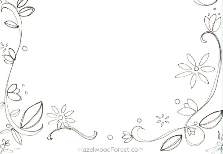 borders coloring pages