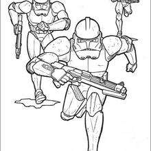 battle droid coloring page