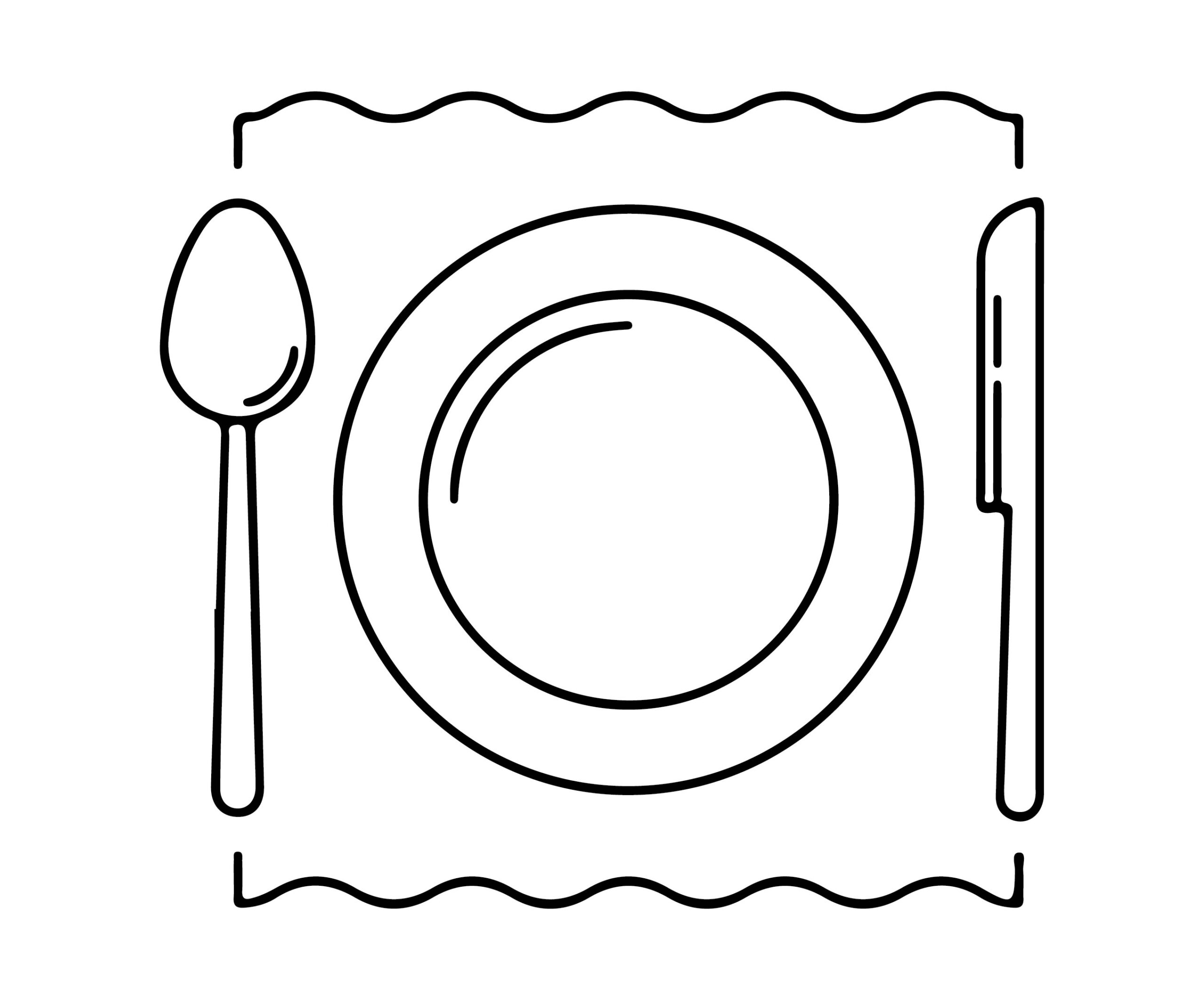 placemat coloring page