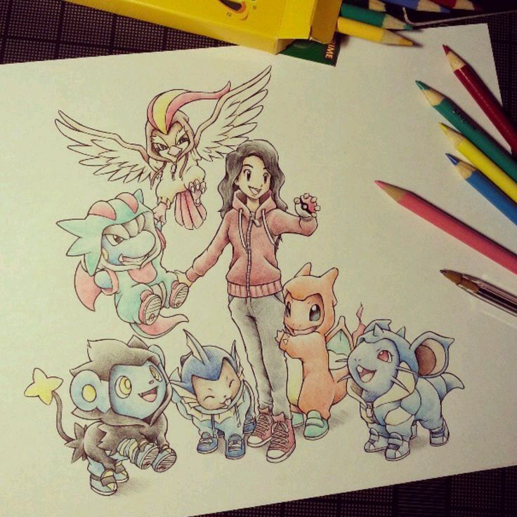 moda%c2%a8le dessin pokacmon