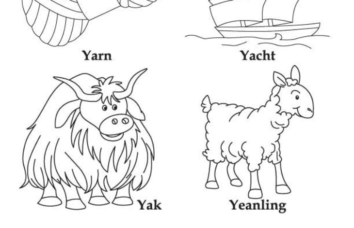 Y Coloring Page Letter Y Coloring Page