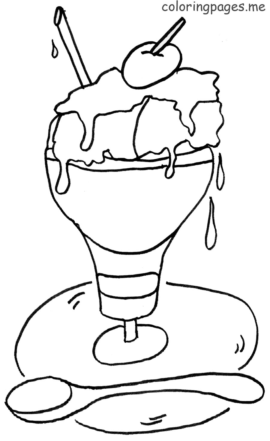 ice cream unicorn coloring pages