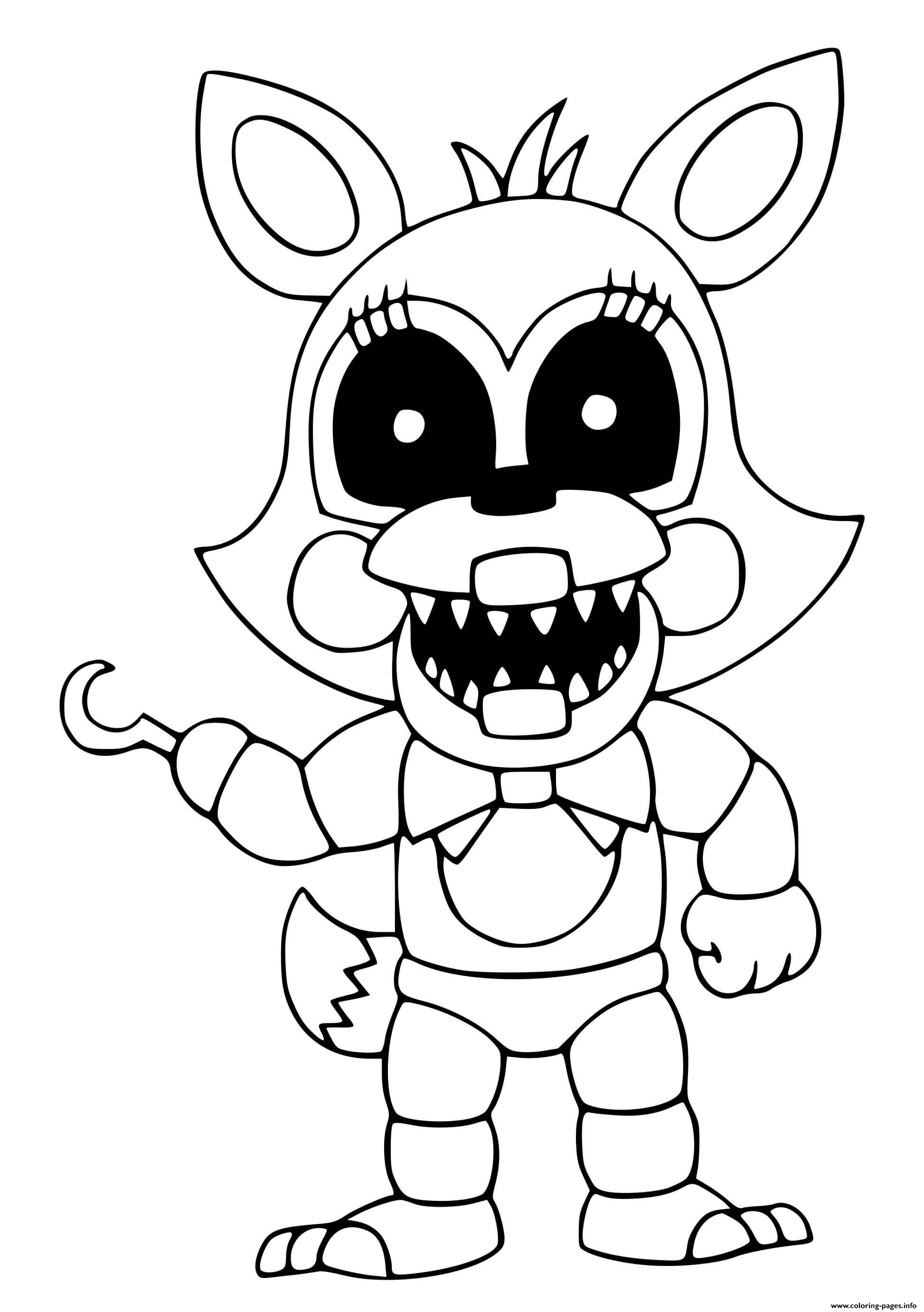 FNAF Coloring page Printable