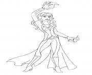 wanda maximoff coloring page