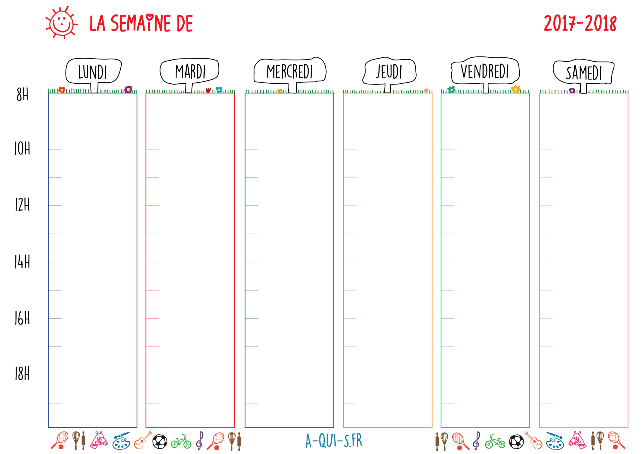 emploi du temps scolaire