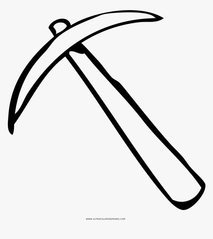 minecraft axe coloring page