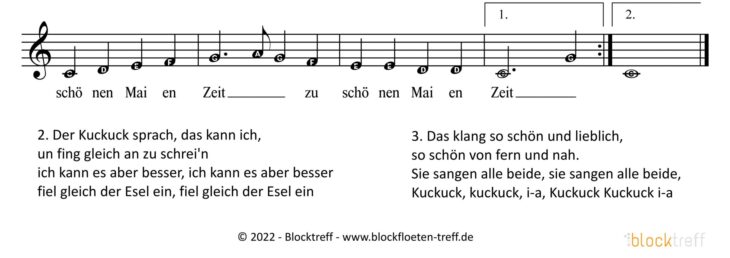 Der Kuckuck Und Der Esel Text Der Kuckuck Und Der Esel