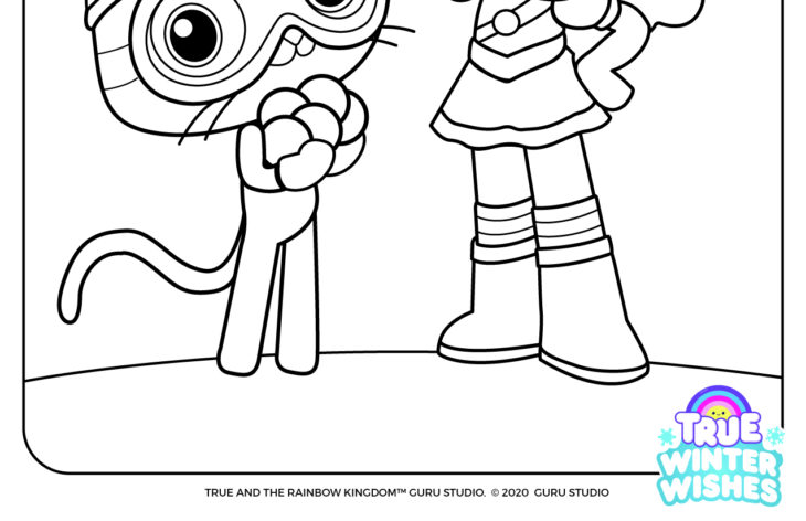 True Coloring Page True And The Rainbow Kingdom Coloring Pages Clip Art