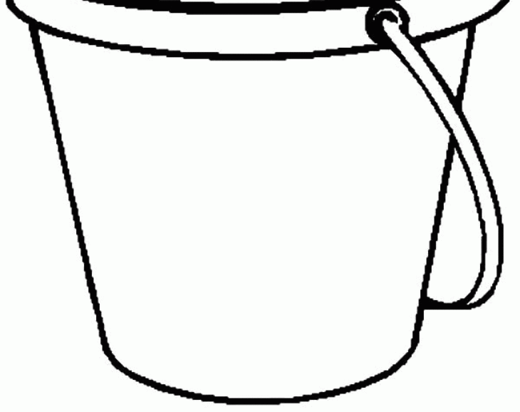 Beach Bucket Coloring Page Coloring Beach Bucket Sand Pages