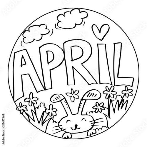 april coloring pages for adults